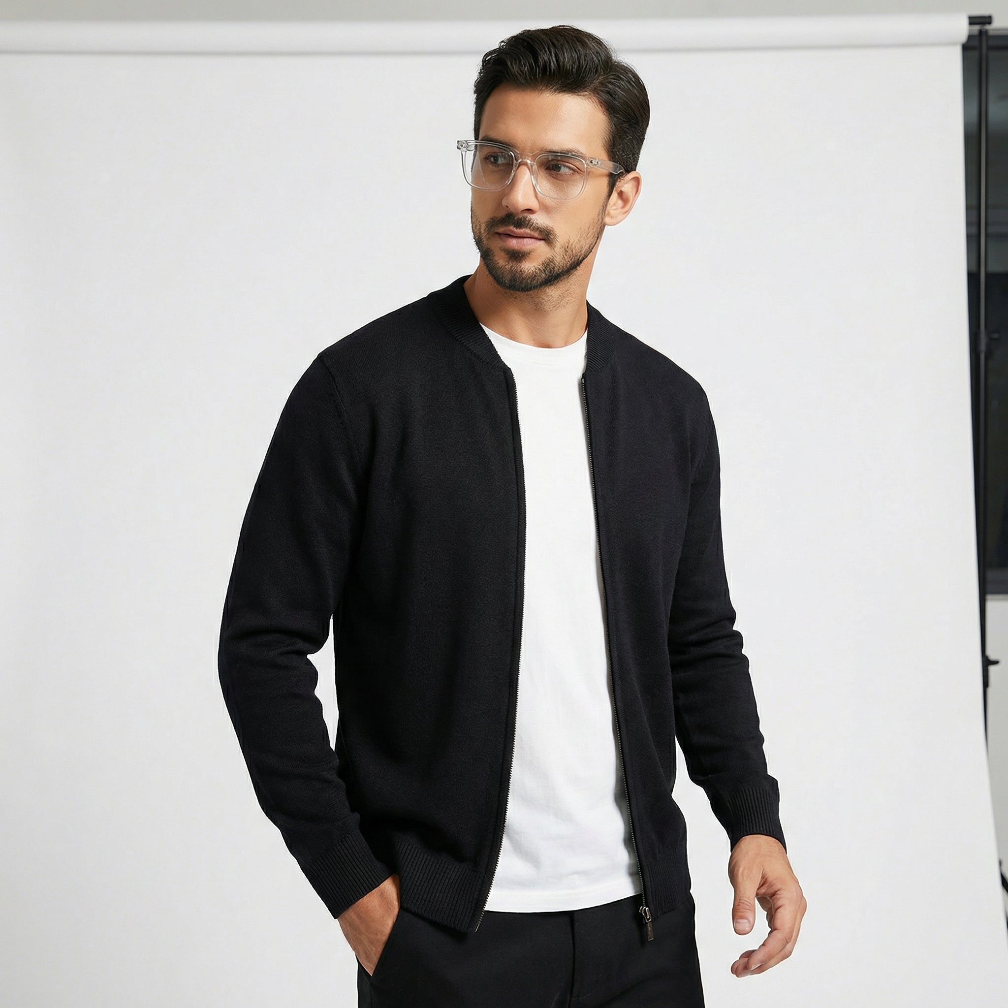 Fromathena -  Men's Zip Cardigan