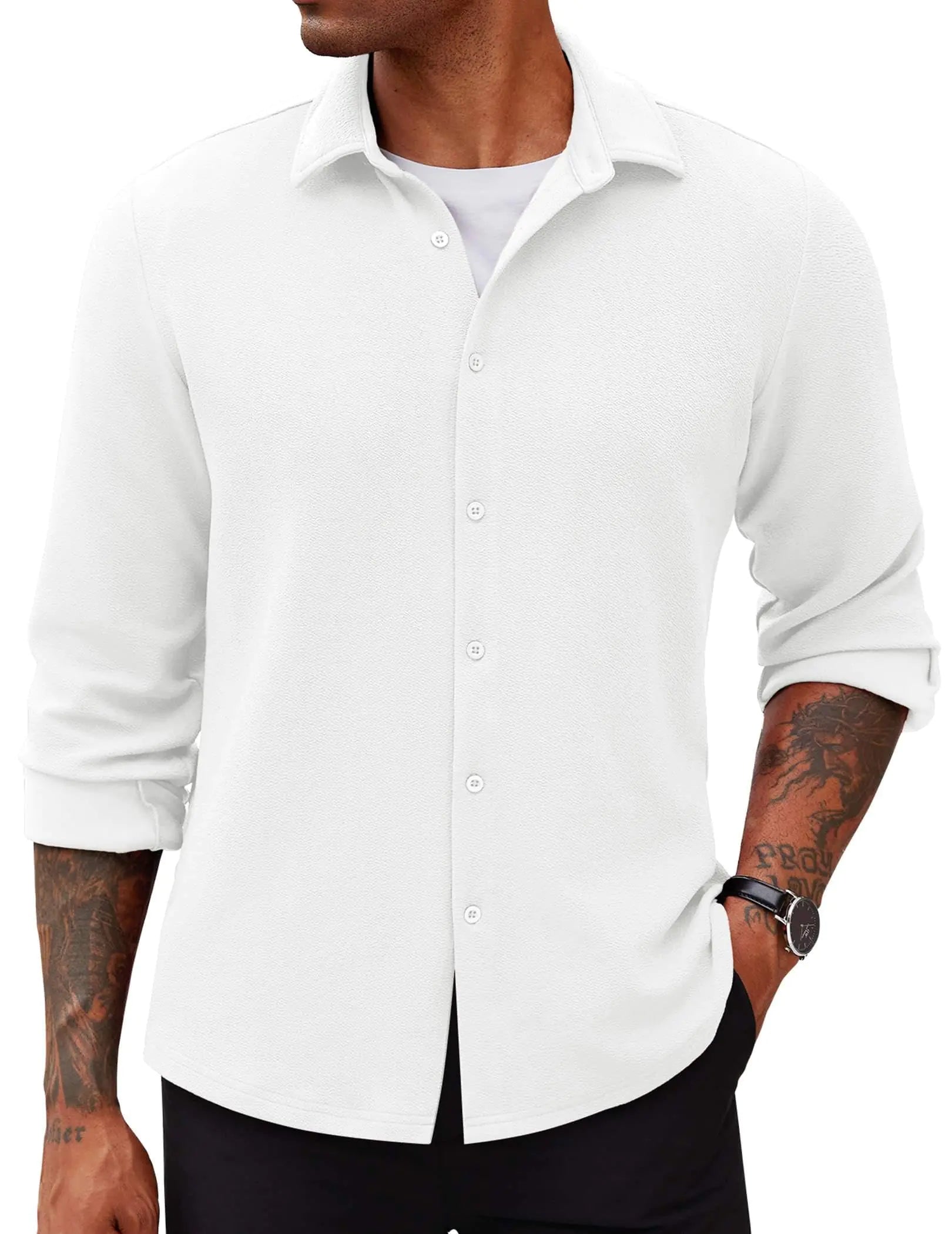 fromathens - Men's Winter Flex Button-Downs