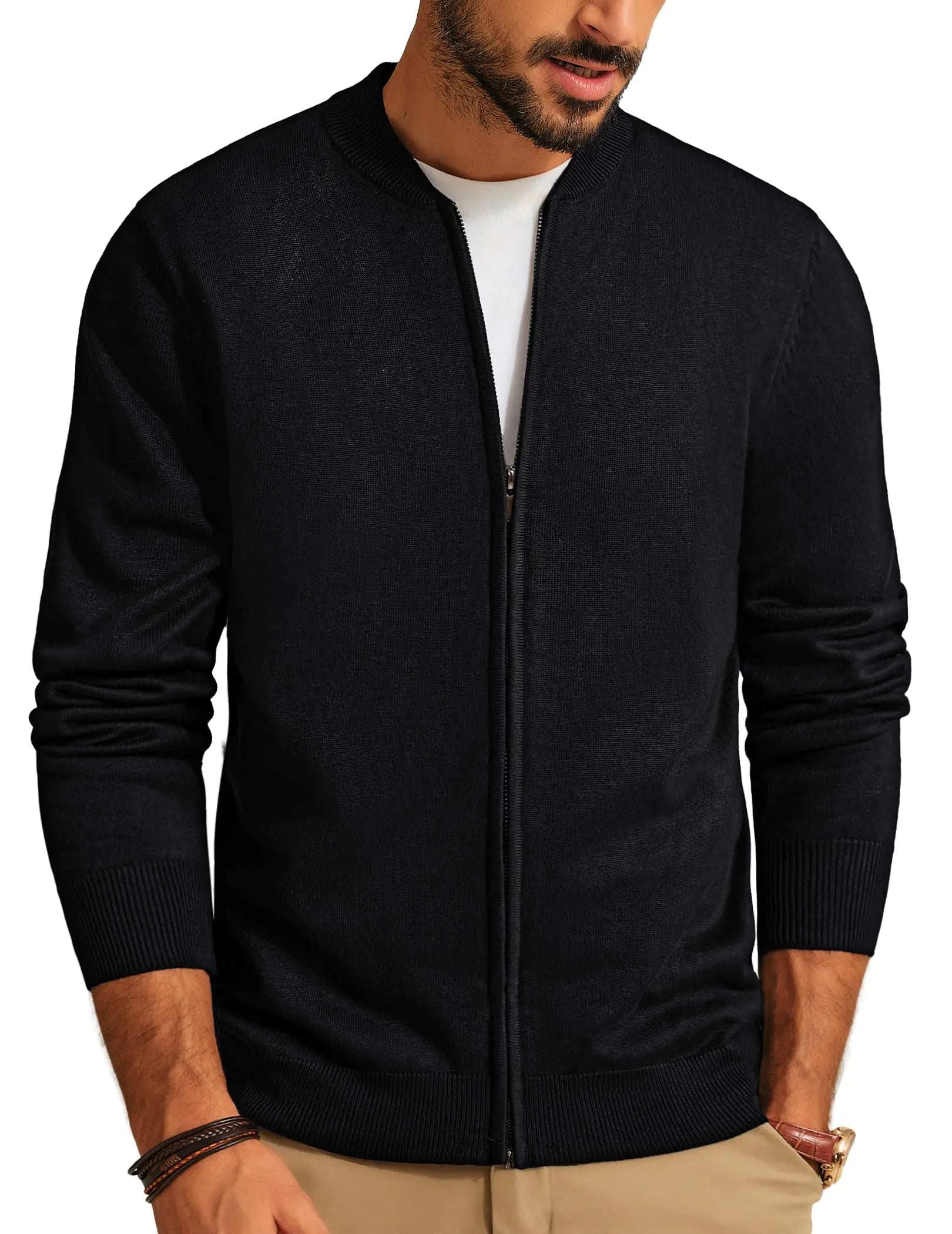Fromathena -  Men's Zip Cardigan